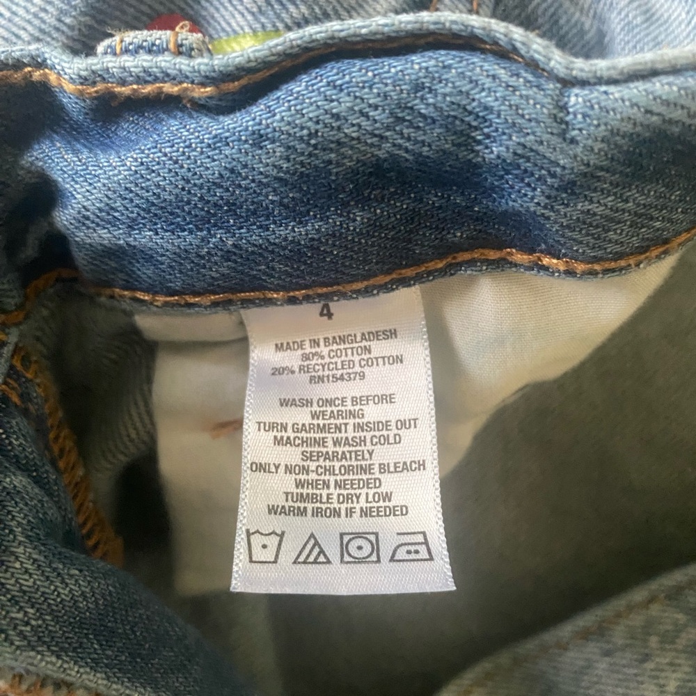 Aeropostale High-Rise Denim Shorty Shorts - Picture 4 of 5